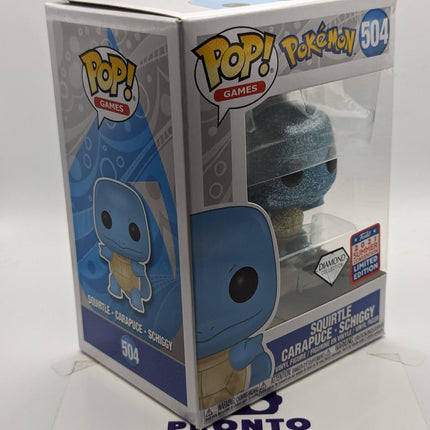 Funko Pop | #504 Squirtle | Pokemon | Diamond | Exclusive