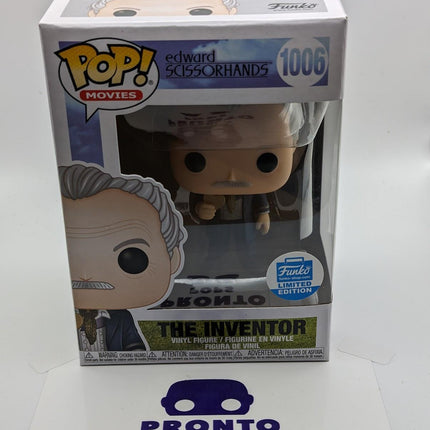 Funko Pop | #1006 The Inventor | Edward Scissorhands | Movies | Exclusive