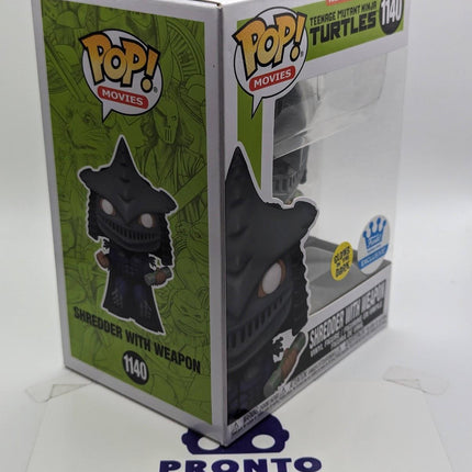Funko Pop | #1140 Shredder with Weapon | Teenage Mutant Ninja Turtles | Glow