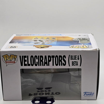 Funko Pop | #1212 Velociraptors (Blue and Beta) | Movies | Jurassic DAMAGED BOX