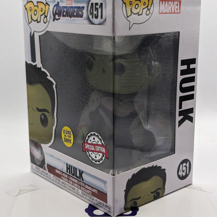 Funko Pop | #451 Hulk  | Marvel | Avengers | Glow | Exclusive