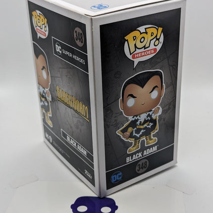 Funko Pop | #348 Black Adam with Energy (Glow in the Dark) POP! | Heroes | Glow