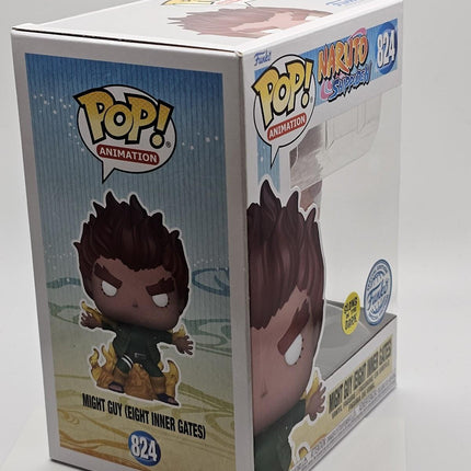 Funko Pop | #824 Might Guy (Eight Inner Gates) | Animation | Glow