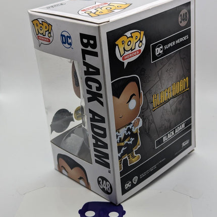 Funko Pop | #348 Black Adam with Energy (Glow in the Dark) POP! | Heroes | Glow