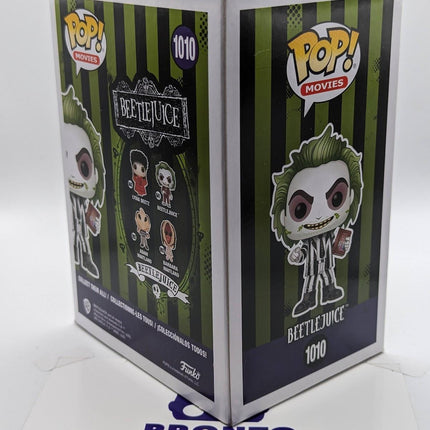 Funko Pop | #1010 Beetlejuice (Handbook) | Beetlejuice | Glow | Exclusive