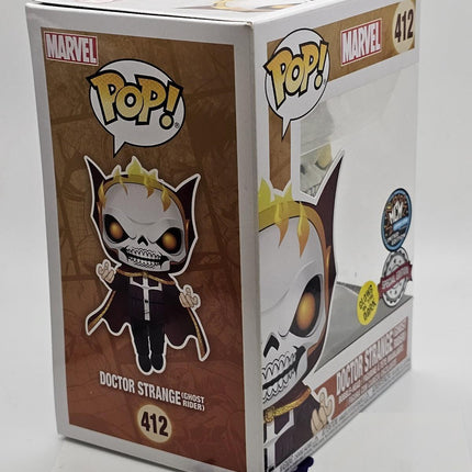 Funko Pop | #412 Doctor Strange (Ghost Rider) | Marvel | Mcm | Exclusive