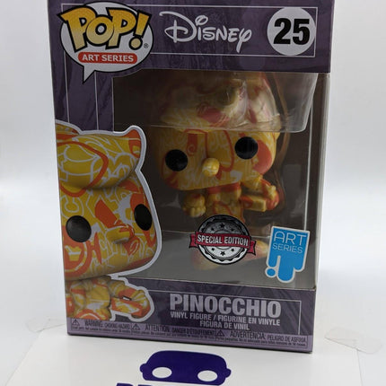 Funko Pop | #25 Pinocchio (Art Series) | Disney Treasures From The Vault