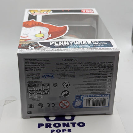 Funko Pop | #780 Pennywise with Balloon (I Heart Derry) | Movies | It