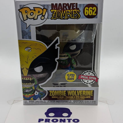 Funko Pop | #662 Zombie Wolverine | Marvel | Glow