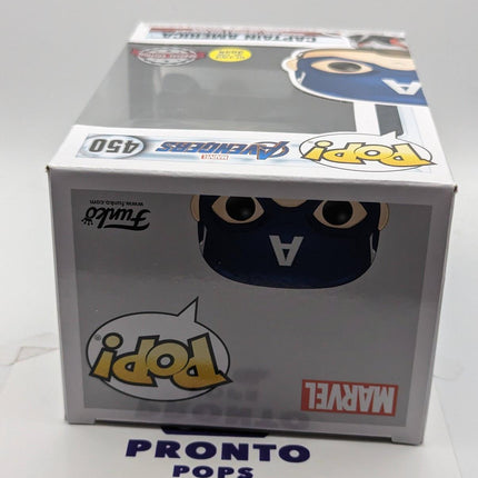 Funko Pop | #450 Captain America  | Dc | Glow