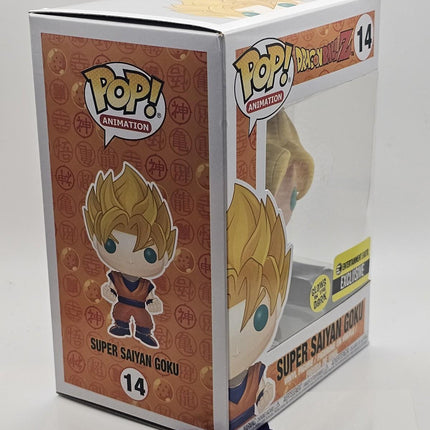 Funko Pop | #14 Super Saiyan Goku | Anime | Dragonball | Glow | Exclusive