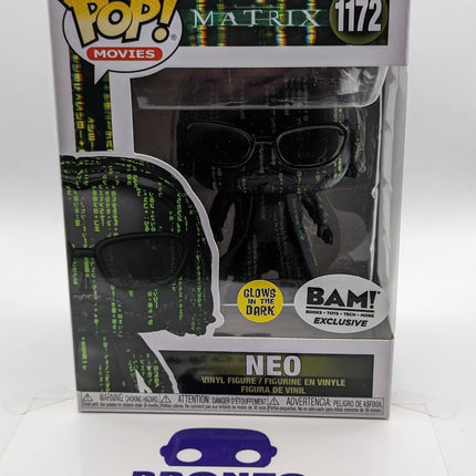 Funko Pop | #1172 Neo | Movies | Glow | Exclusive | The Matrix