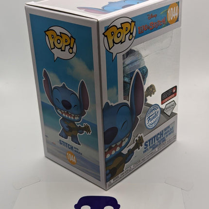 Funko Pop | #1044 Stitch with Ukulele| Diamond Collection | Diamond | Exclusive