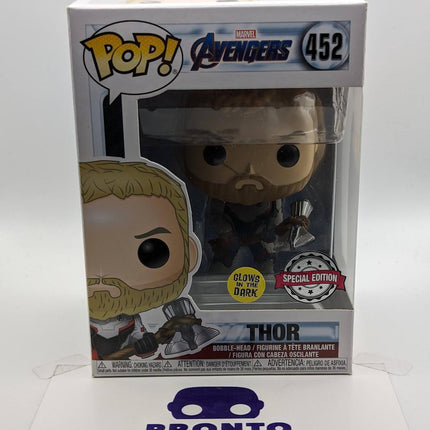 Funko Pop | #452 Thor (Quantum Realm Suit) | Marvel | Avengers | Glow