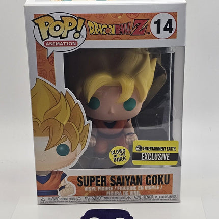 Funko Pop | #14 Super Saiyan Goku | Anime | Dragonball | Glow | Exclusive