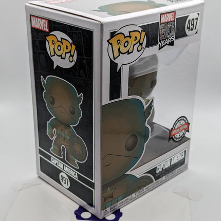Funko Pop | #497 Captain America (Patina) | Marvel