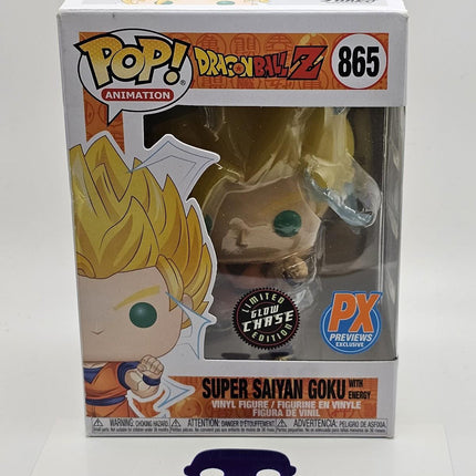 Funko Pop | #865 Super Saiyan Goku with Energy | Dragonball Z | Glow Chase